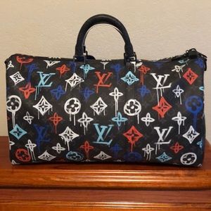 LV luggage bag
